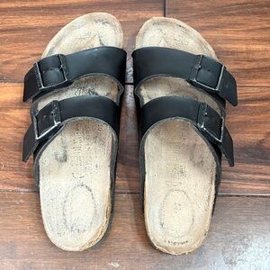 Black Double Strap Birkenstock size 38